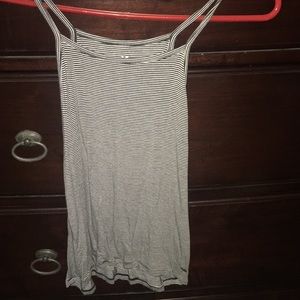 Cropped tight American eagle tee